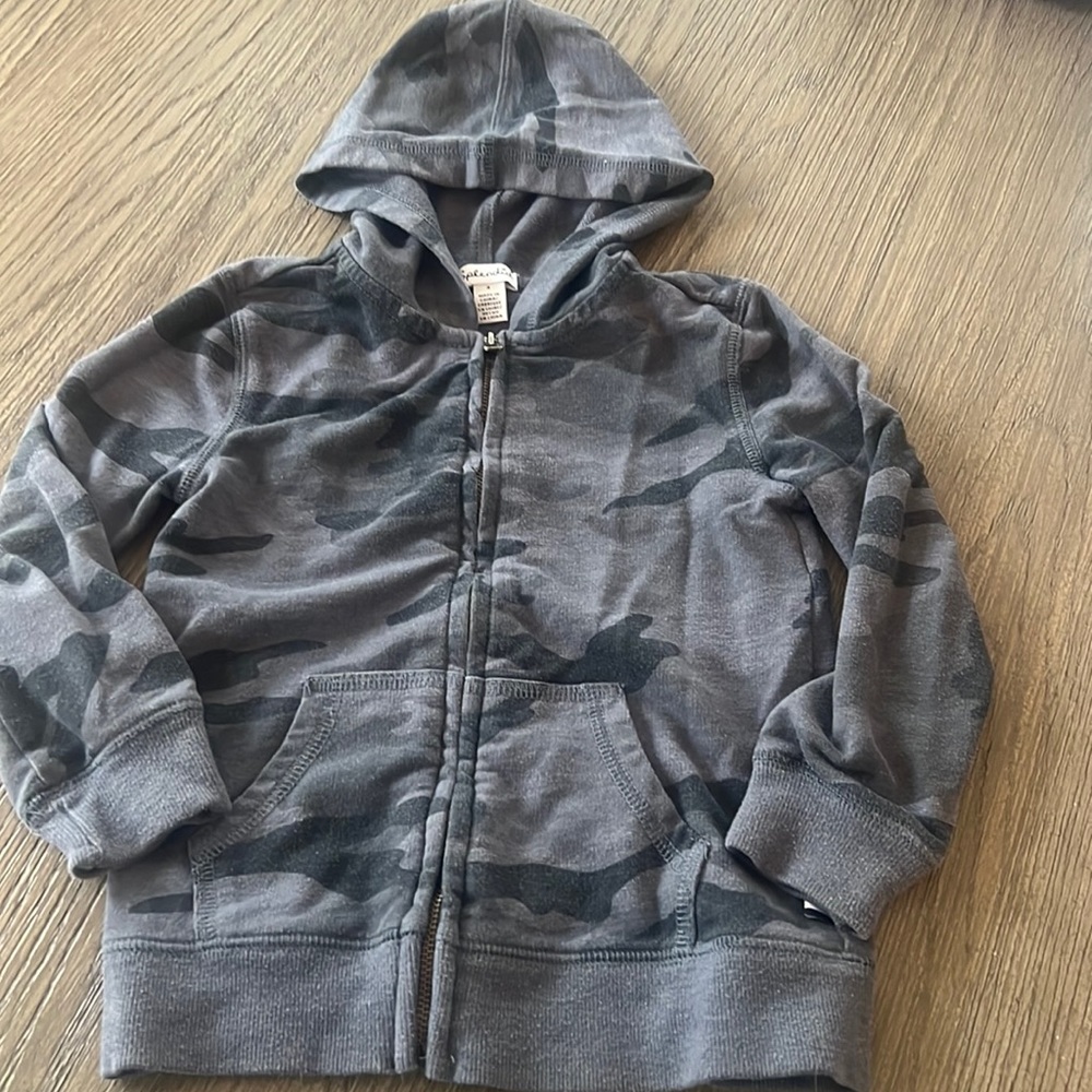 Splendid boys blue camo hoodie